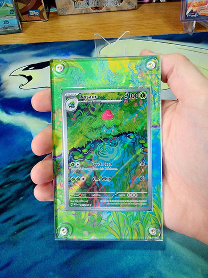 Pokemon Bulbasaur, Ivysaur, Venusaur 151 Custom Display Cases