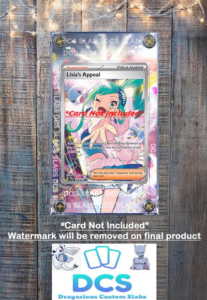 Pokemon Lisia's Appeal 246/191 SIR Custom Display Case from Surging Sparks
