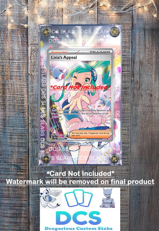 Pokemon Lisia's Appeal 246/191 SIR Custom Display Case from Surging Sparks