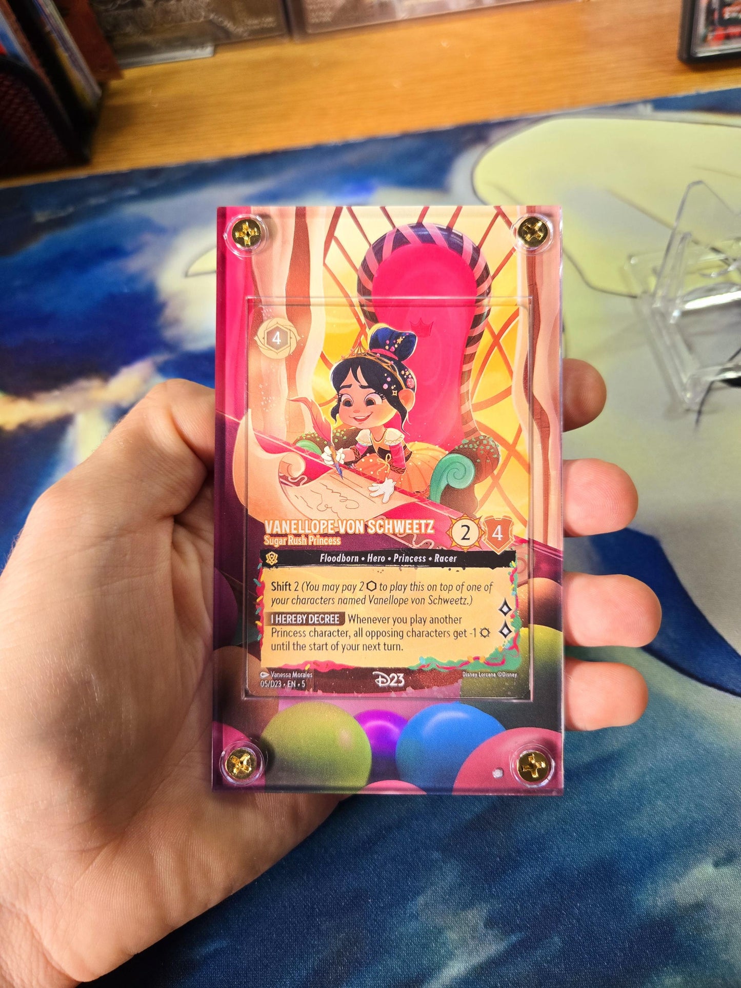 Disney Lorcana Vanellope Von Schweetz Sugar Rush Princess #5 Custom Case