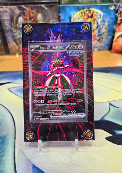 Pokemon Iron Valiant EX SIR 157/131 Prismatic Evolutions Custom Case