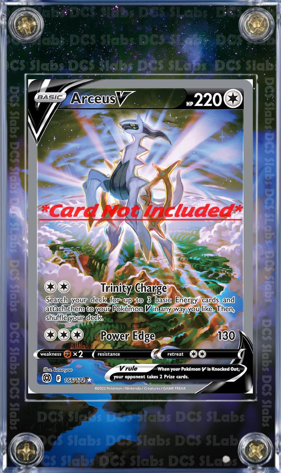 x3 Pokemon Origin Forme Dialga V 177/189 167/189 Palkia V Arceus V 166/172 Astral Radiance Custom Display Cases
