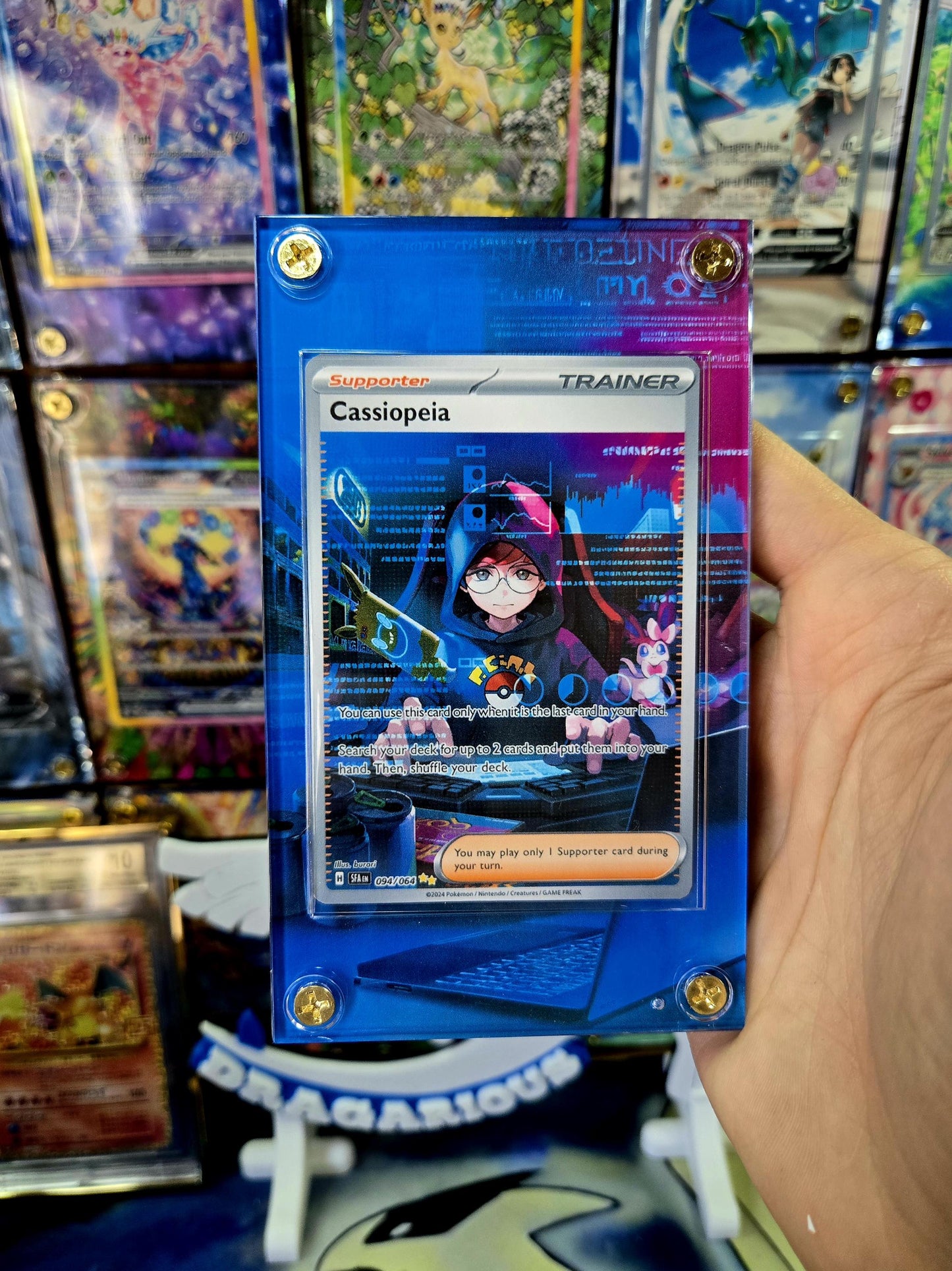 Pokemon Cassiopeia 094/064 Shrouded Fable Extended Art Custom Case