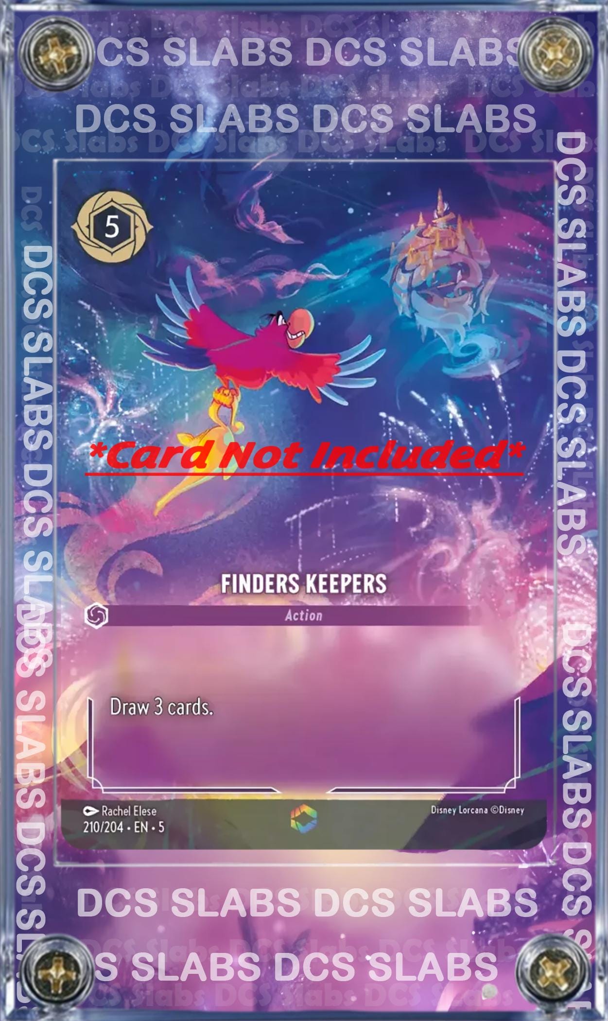Disney Lorcana Shimmering Skies Finders Keepers 210/204 Enchanted Chapter 5 Custom Case