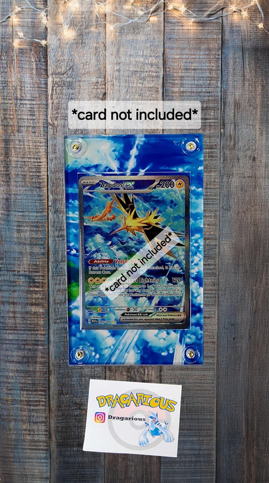 Pokemon 151 Zapdos EX 202 Custom Display Case Slab