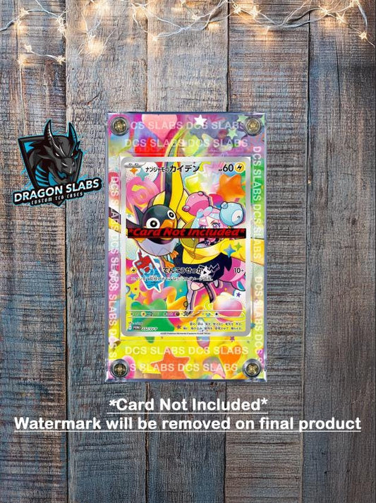 Pokemon Iono's Wattrell 232/SV-P Promo Custom Display Case Extended Artwork
