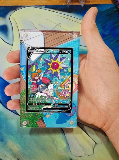 Pokemon Starmie V TG13 Astral Radiance Astral Radiance Custom Display Case Slab