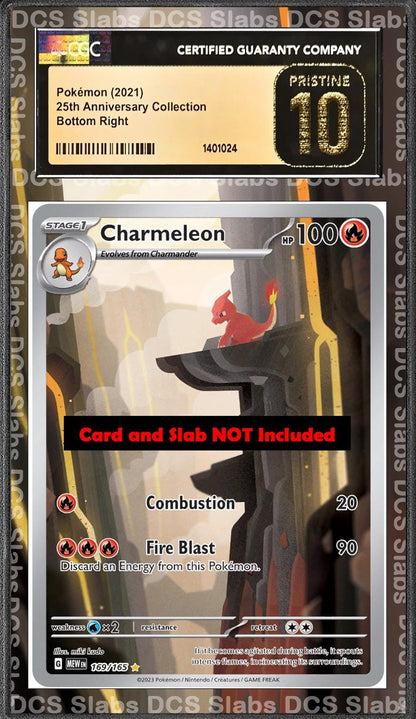Charmeleon 169/165 PSA bgs CGC tag Extended Artwork Pokemon 151