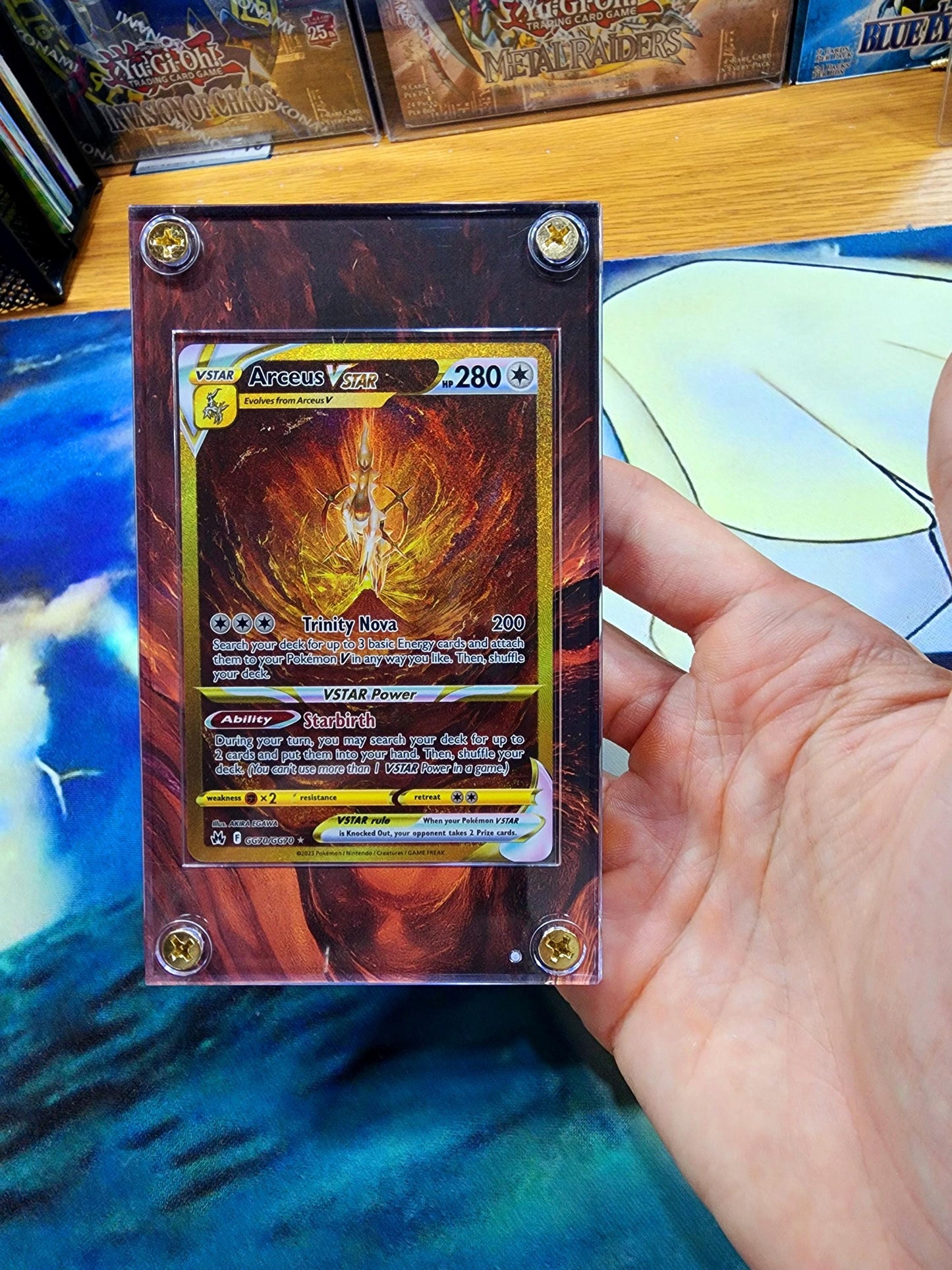 Pokemon Arceus VSTAR GG70 Crown Zenith Promo Alt Art Display Case Slab
