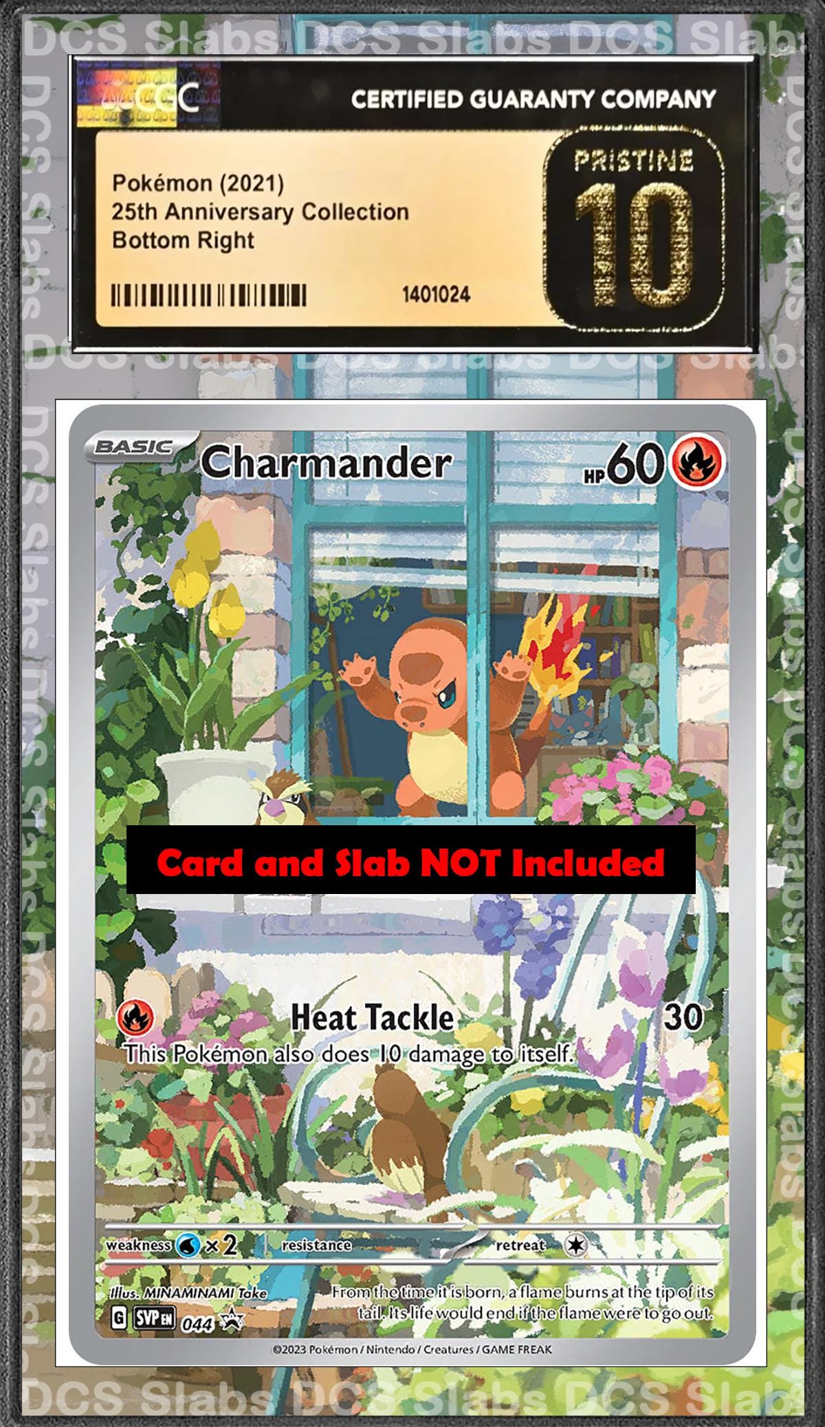 Charmander SVP044 Promo PSA bgs CGC tag Extended Artwork Pokemon Obsidian Flames