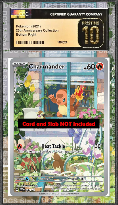 Charmander SVP044 Promo PSA bgs CGC tag Extended Artwork Pokemon Obsidian Flames