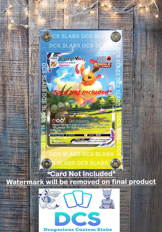 Pokemon Flareon VMAX Alt Art SWSH180 Promo Display Case Slab