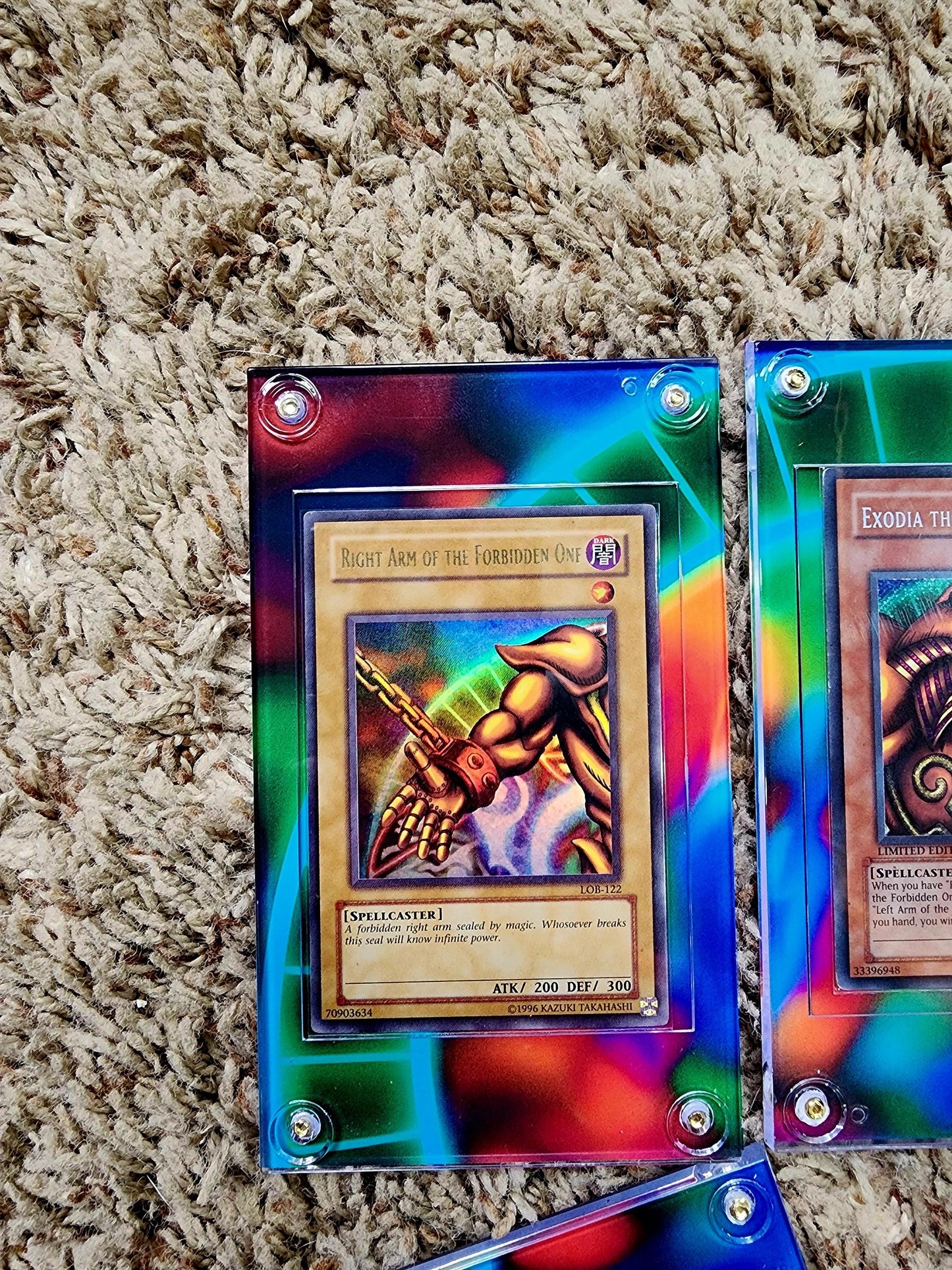 X5 Yugioh Spellbinding Circle Exodia Custom Cases