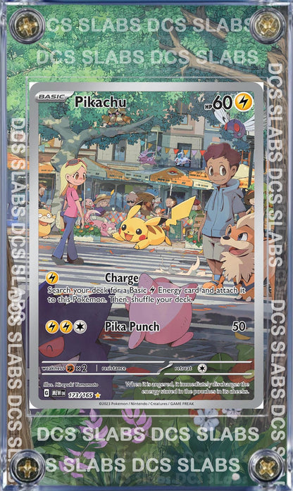 Pokemon 151 Pikachu 173/165 Custom Display Case from Pokemon 151