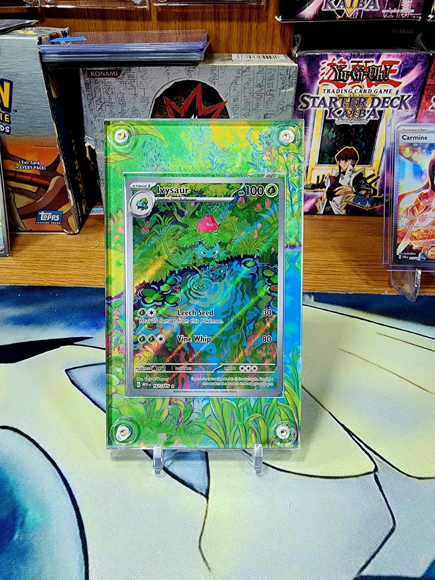 Pokemon Bulbasaur, Ivysaur, Venusaur 151 Custom Display Cases