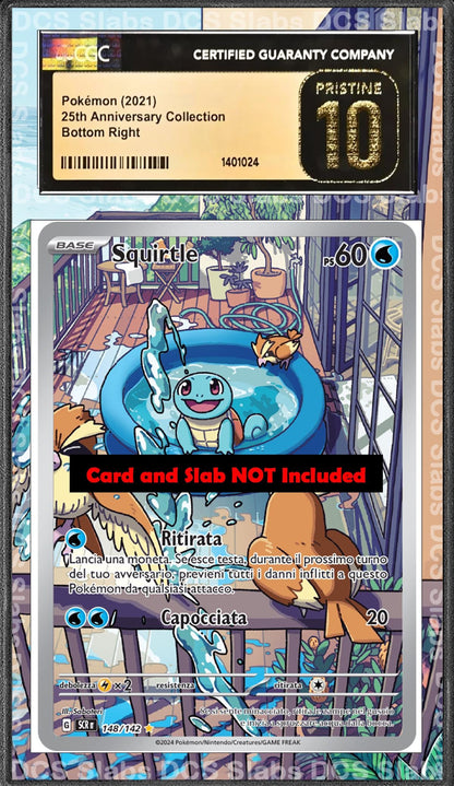 Squirtle 148/142 PSA bgs CGC tag Extended Artwork Pokemon Stellar Crown