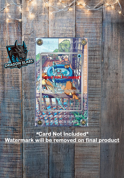 Pokemon Squirtle Stellar Crown SVG IR 148/142 Card Custom Display Case