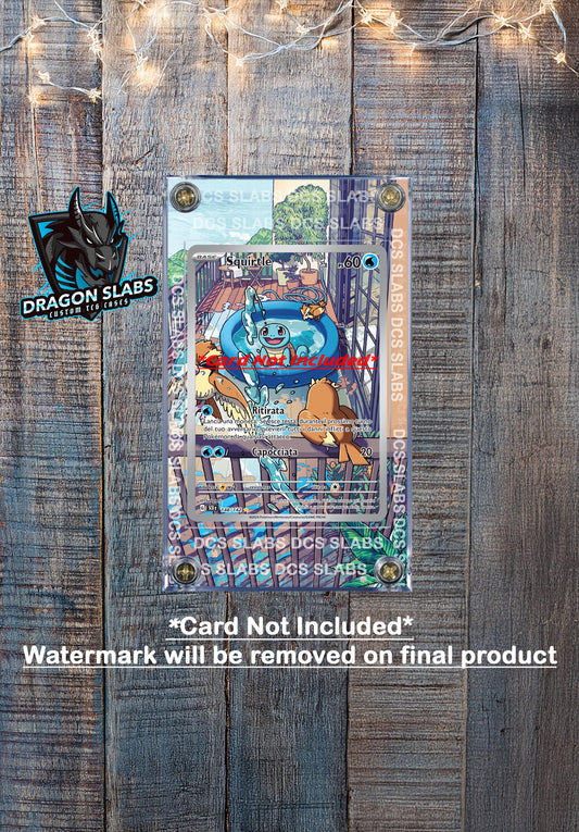 Pokemon Squirtle Stellar Crown SVG IR 148/142 Card Custom Display Case