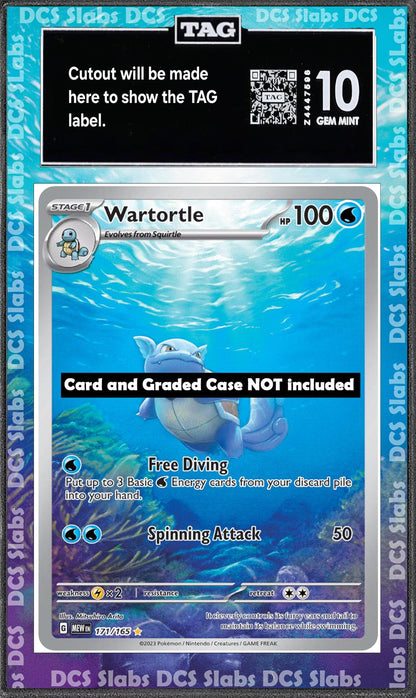 Wartortle 171/165 PSA bgs CGC tag Extended Artwork Pokemon 151