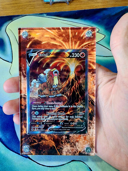 Pokemon Suicune Entei Raikou V GG38 GG36 GG41 Crown Zenith Custom Display Case Slab