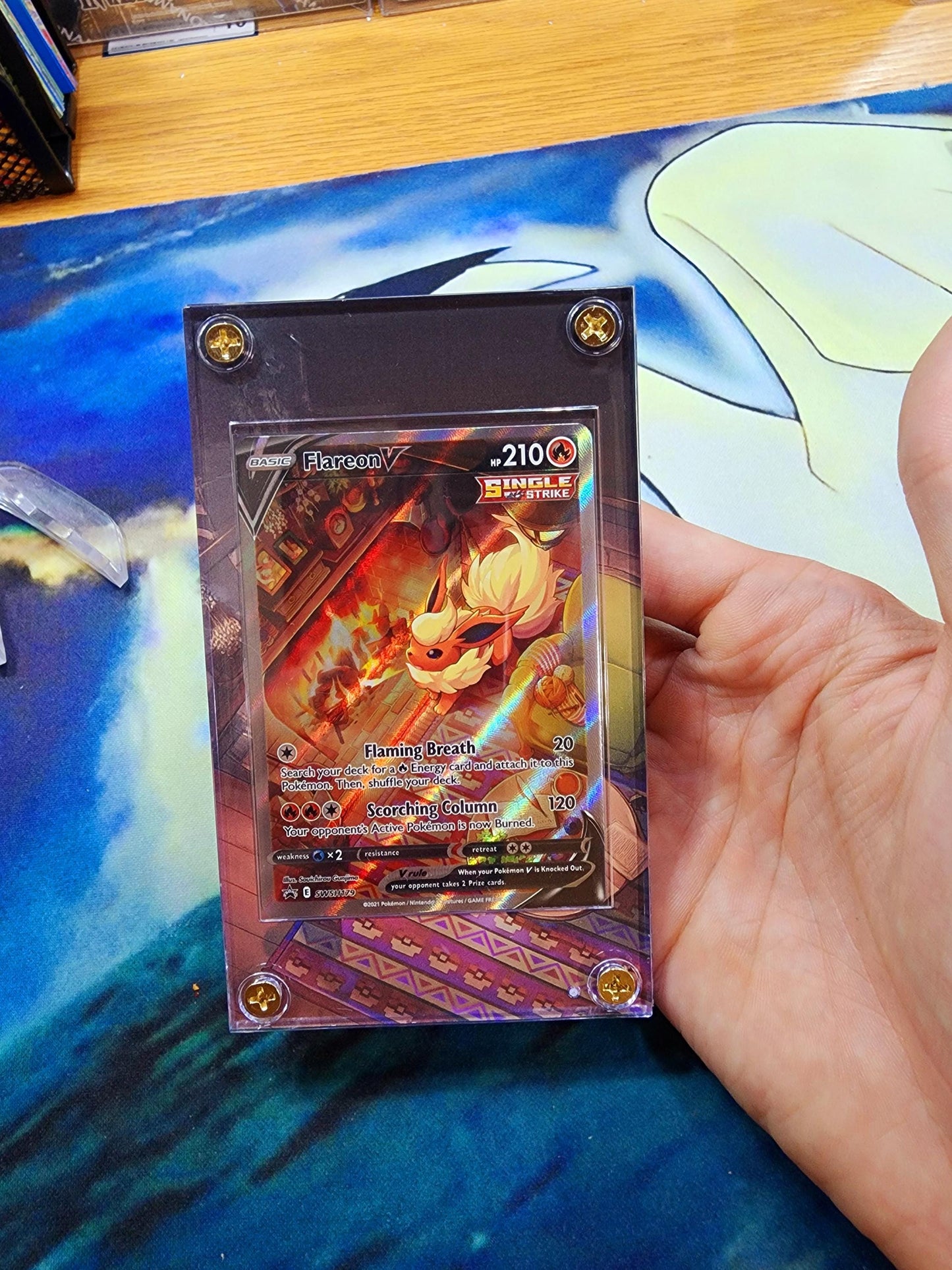 x3 Pokemon Jolteon Flareon Vaporeon V Alt Art SWSH179  SWSH181 SWSH183 Promo Display Cases