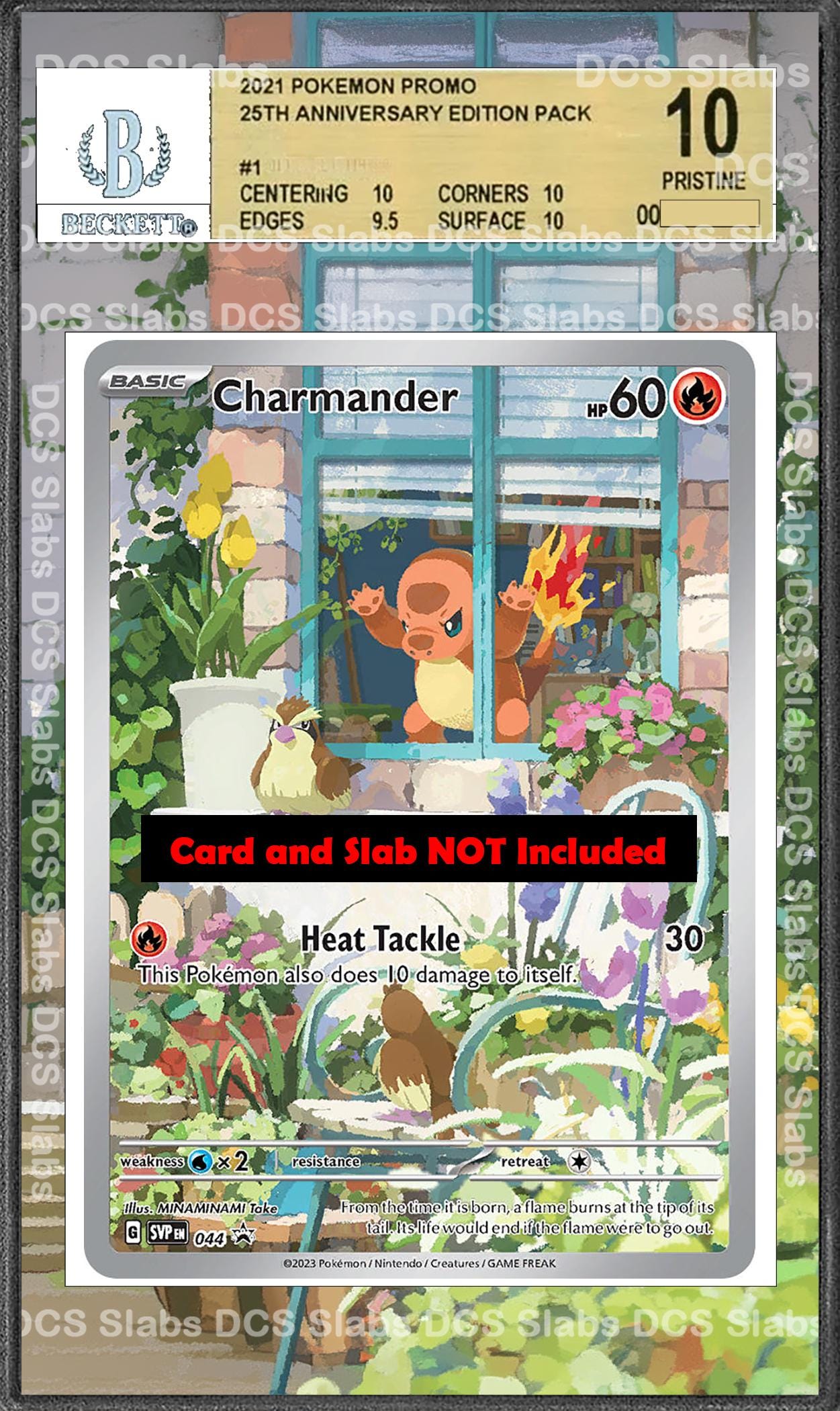 Charmander SVP044 Promo PSA bgs CGC tag Extended Artwork Pokemon Obsidian Flames