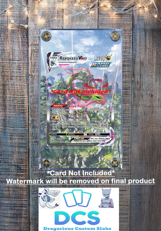 Pokemon Rayquaza Vmax Alt Art 218 Custom Case Slab
