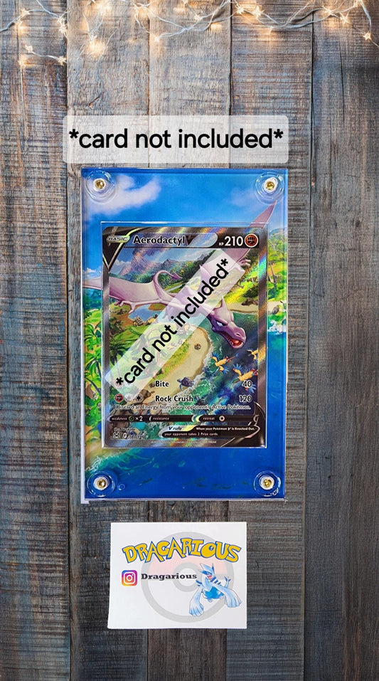 Pokemon Aerodactyl V Lost Origin 180 Custom Display Case Slab