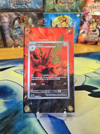 Pokemon Scizor IR 205/197 Obsidian Flames Custom Display Case Slab