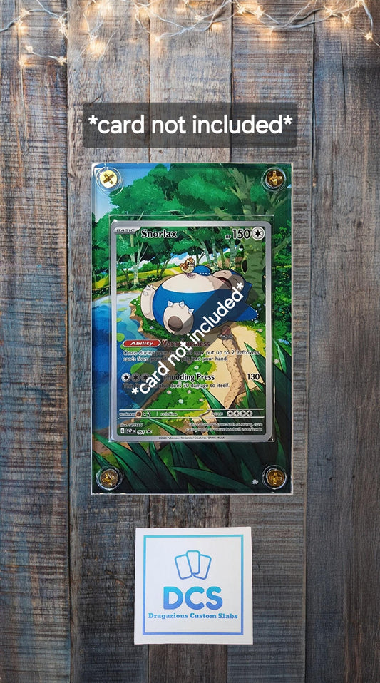 Pokemon Snorlax SVP051 Promo Pokemon 151 Custom Case Slab