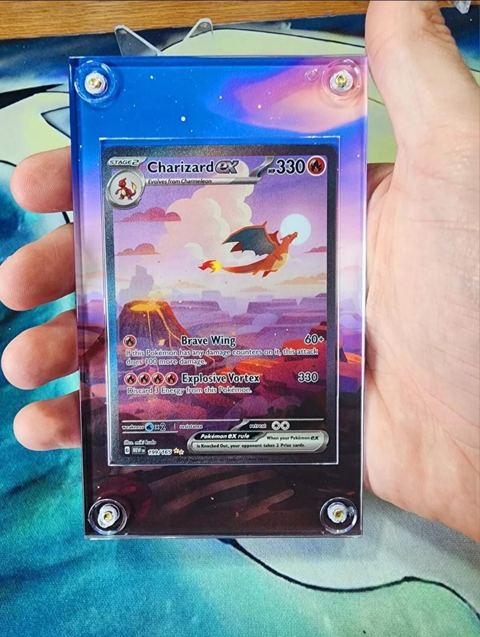 Pokemon Mew 151 Promo SVP 053 Custom Display Case