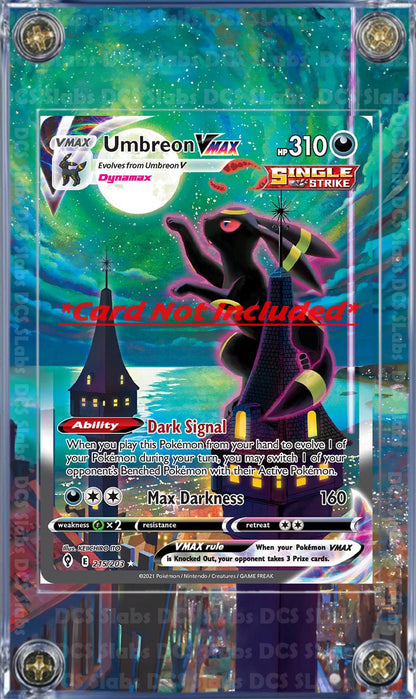 Pokemon Umbreon Vmax Alt Art 215 Custom Display Case Slab