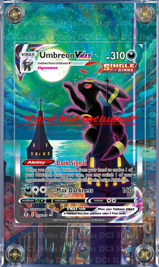 Pokemon Umbreon Vmax Alt Art 215 Custom Display Case Slab