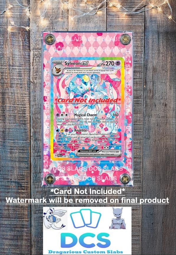 Pokemon Sylveon EX SIR 156/131 Prismatic Evolutions Custom Case