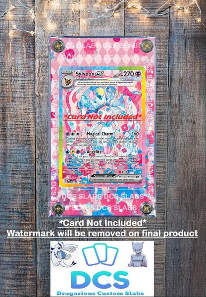 Pokemon Sylveon EX SIR 156/131 Prismatic Evolutions Custom Case
