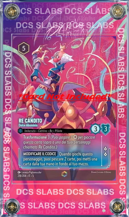 Disney Lorcana Shimmering Skies King Candy Sweet Abomination 218/204 Enchanted Chapter 5 Custom Case