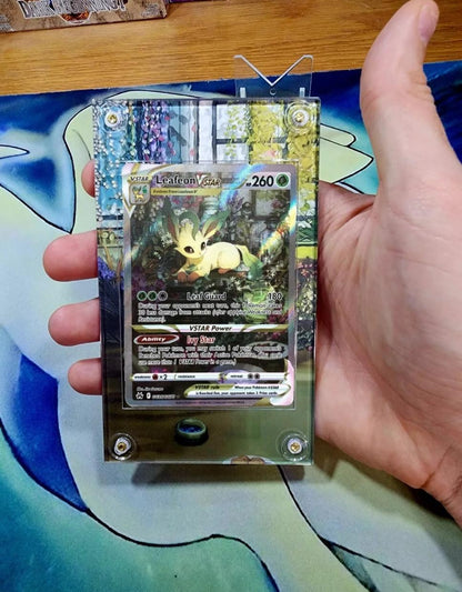 Pokemon Leafeon Vstar GG35 Crown Zenith Custom Display Case Slab