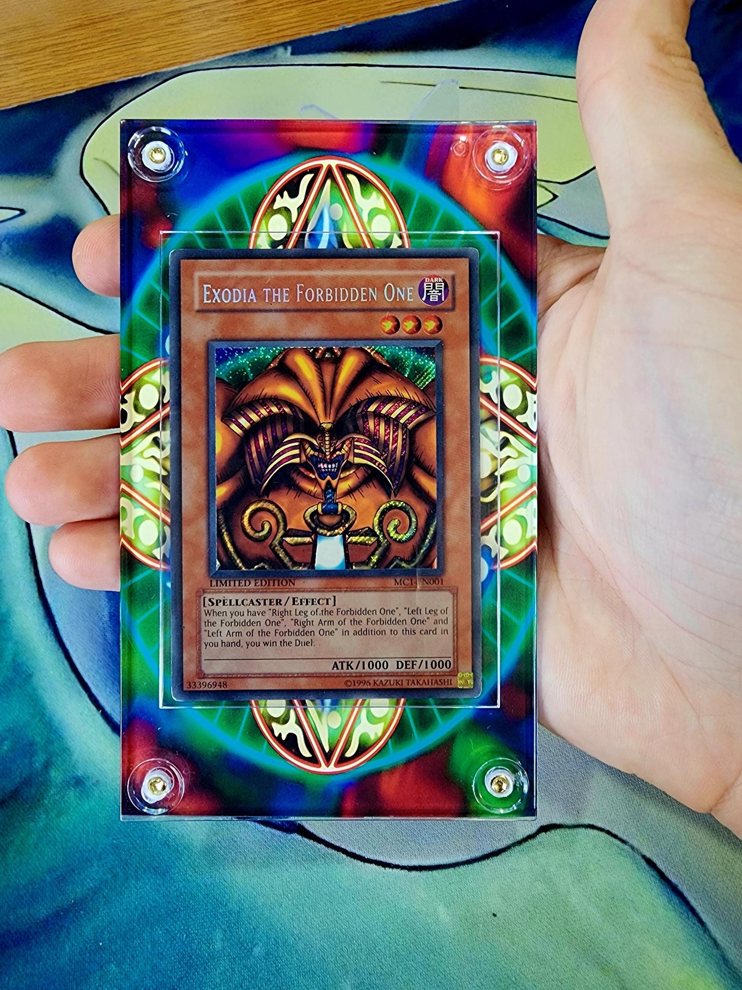 Yugioh Spellbinding Circle Exodia Custom Case Slab