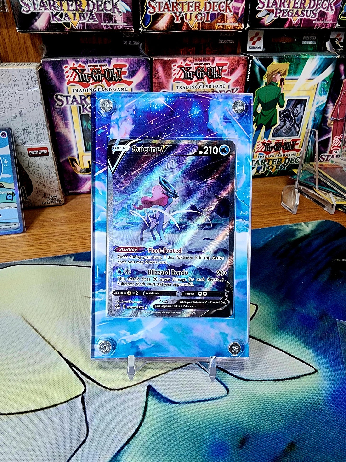 Pokemon Suicune Entei Raikou V GG38 GG36 GG41 Crown Zenith Custom Display Case Slab