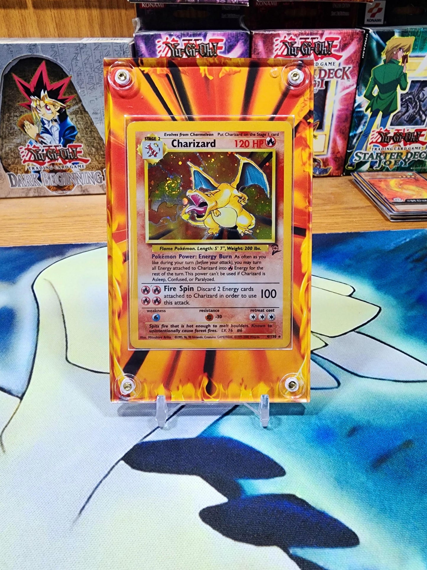 Charizard  Custom Display Case Slab. Will work for the base, base 2, legendary collection, or XY Evolutions Charizard!
