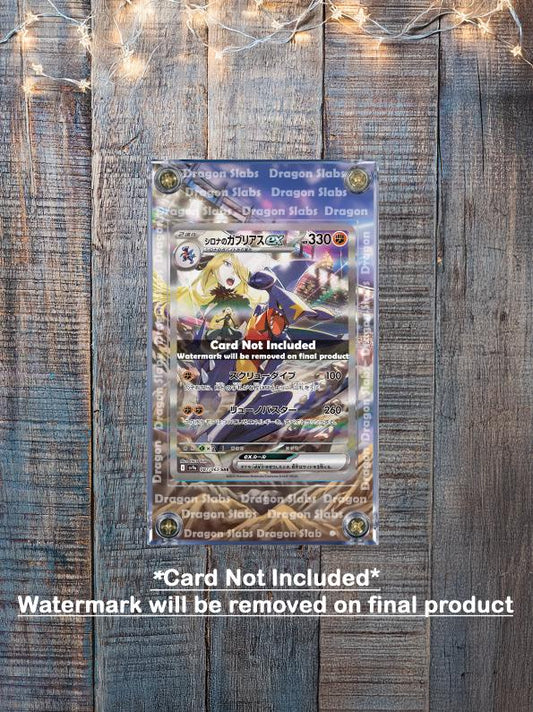 Pokemon Cynthia's Garchomp ex 087/063 Heat Wave Arena Extended Art Custom Case