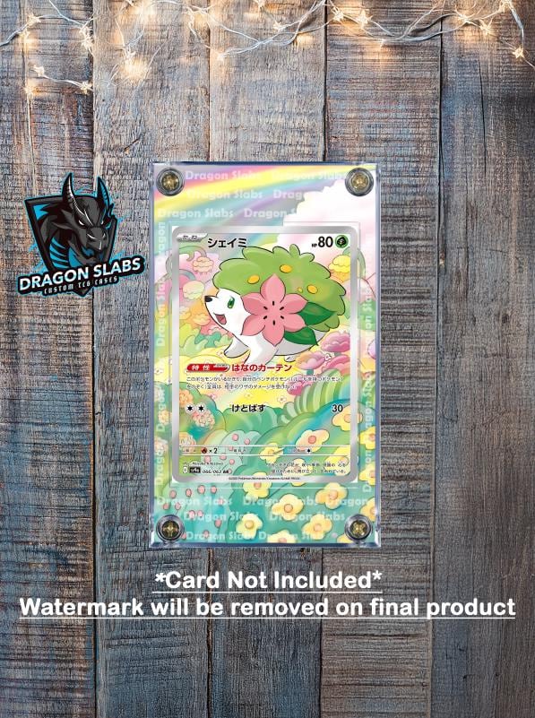 Pokemon Shaymin 066/063 SV9a Heat Wave Arena Extended Art Custom Case