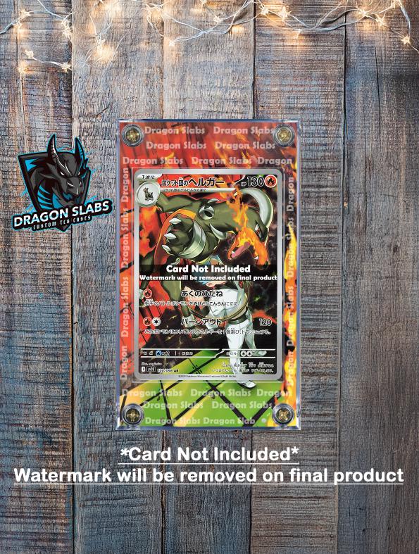 Pokemon Team Rocket's Houndoom AR100/098 Glory of Team Rocket Extended Art Case