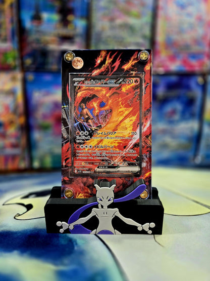 Pokemon Team Rocket's Moltres ex SAR 124/098 Glory of Team Rocket Extended Art Case