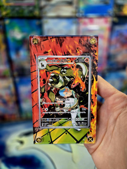 Pokemon Team Rocket's Houndoom AR100/098 Glory of Team Rocket Extended Art Case