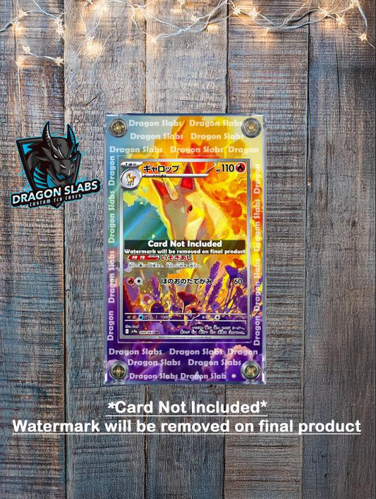 Pokemon Rapidash 069/063 AR sv9a Heat Wave Arena Extended Art Custom Case