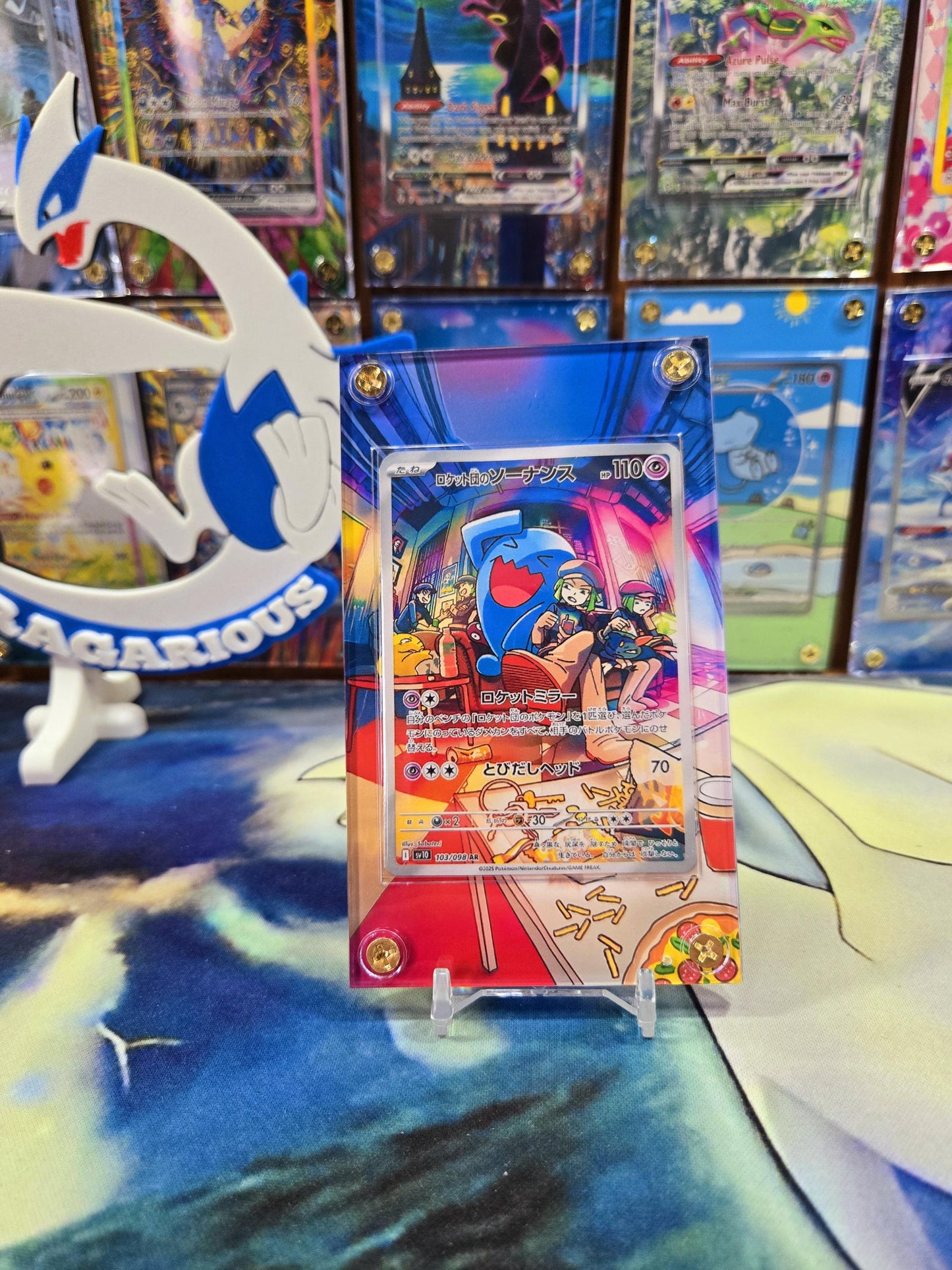 Team Rocket's Wobbuffet AR 103/098 Glory of Team Rocket Extended Art Custom Case