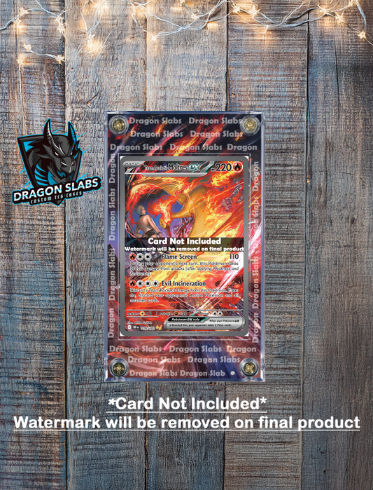 Pokemon Team Rocket's Moltres ex 229/182 Destined Rival Extended Art Case