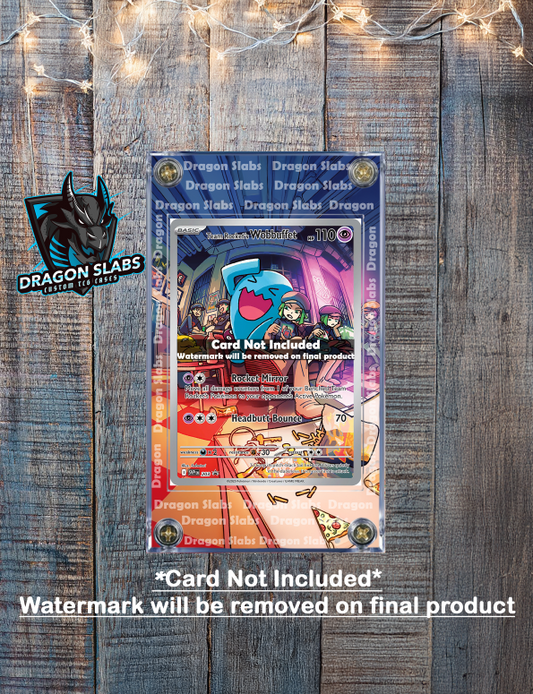 Pokemon Team Rocket’s Wobbuffet 203 Promo Destined Rivals Extended Art Case