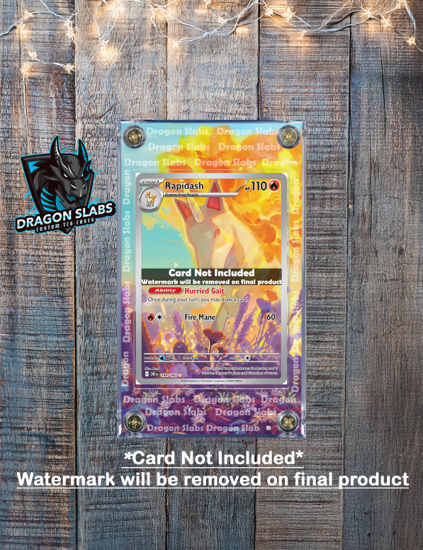 Pokemon Rapidash 189/182 IR Destined Rivals Extended Art Case
